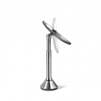 lusterko kosmetyczne, lusterko sensorowe simplehuman, lusterko 20 cm, lusterko simplehuman, lusterko do makijażu led, lusterko podświetlane do makijażu, lusterko powiększające, podświetlane lusterko kosmetyczne, lusterko kosmetyczne białe, lusterko okrąg